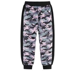 QLZ Snowpants Girls Size 10 Pink Camo Pockets Winter Layer New